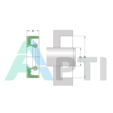 Сальник СR 95*120*12 HMSA10 V SKF