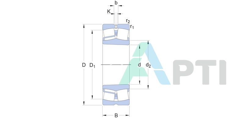 Подшипник 22214 ЕK SKF