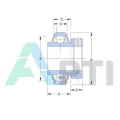 Підшипник NA207 G (UEL207) EXL