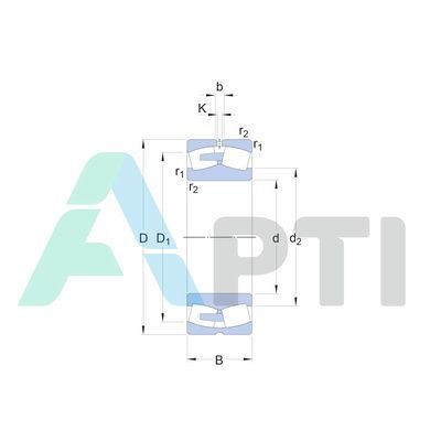 Підшипник3614 (22314 MBW33) SLAVIA (Словаччина)