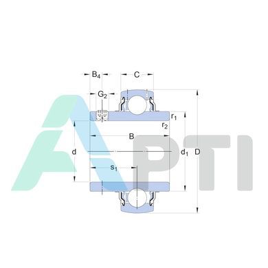 Підшипник YAR204-2F (UC 204) SKF