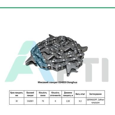 Мисовий ланцюг 034859 Geringhoff кукурудза Donghua