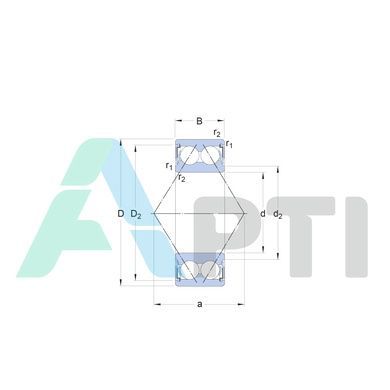 Підшипник 5205 2RS EXL