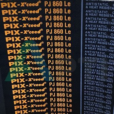 Ремінь поліклиновий PJ 860 PIX (ціна за 1 ребро)