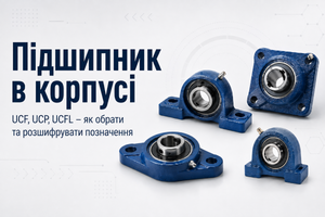 Корпусні підшипники UCF, UCP, UCFL: види та як обрати