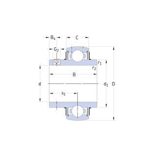 Підшипник UC308 SKF