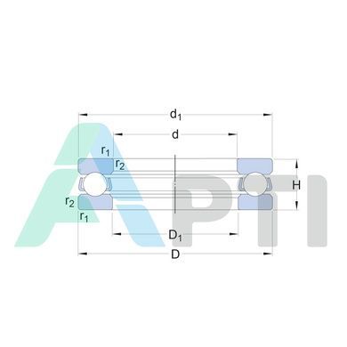 Підшипник 8320 (51320) EXL