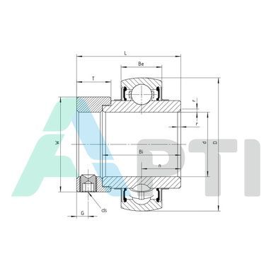 Підшипник HC 207 G2 EBS (Німеччина)