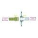 З'єднувач CamLock E75 (300) хвост. (300) (PP)