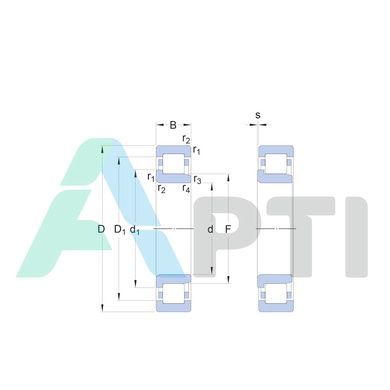 Підшипник NJ213 ECP SKF