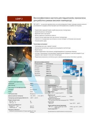 Високотемпературне мастило LGHP 2 SKF (400 мл)
