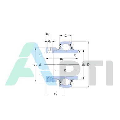 Підшипник YEL210-2F SKF