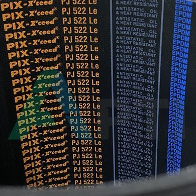 Ремінь поліклиновий PJ 522 PIX (ціна за 1 ребро)