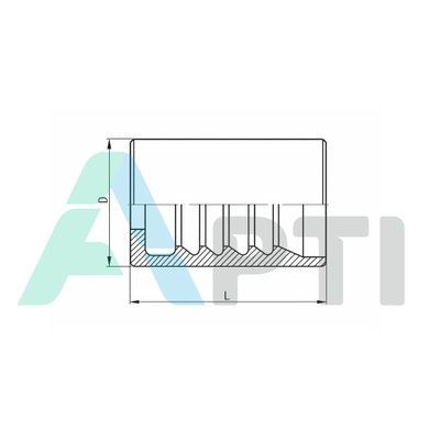 Муфта обжимная DN 25 1SN/2SN (00210-16)