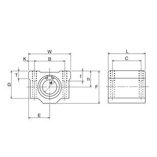 Підшипник в корпусі SMA 40 L UU EXL