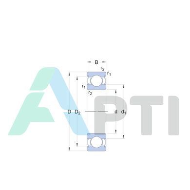 Підшипник 6009 ZZ P5 NBR (Німеччина)