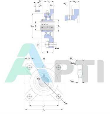 Подшипник UCF311 SKF