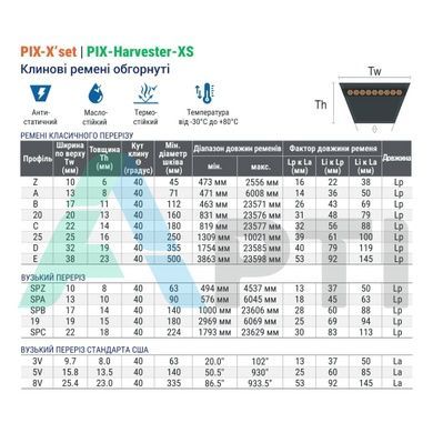 Пас привідний SPA-1532/11-10-1532 Lp PIX